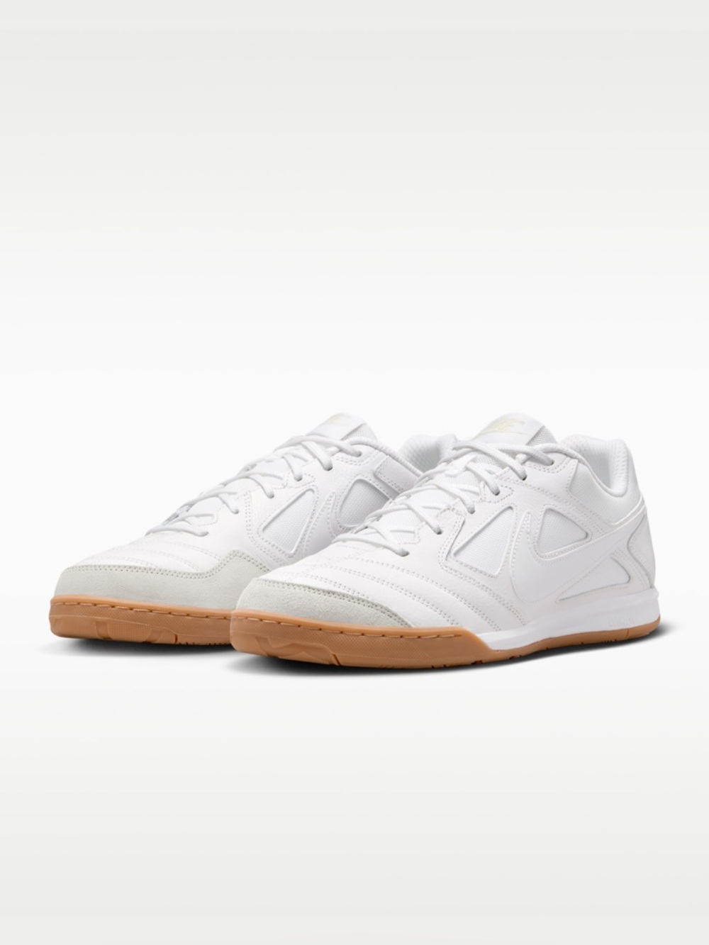 🆕 Nike Gato White Gum Sole Men’s Size 10 Indoor Soccer Sneakers NIB